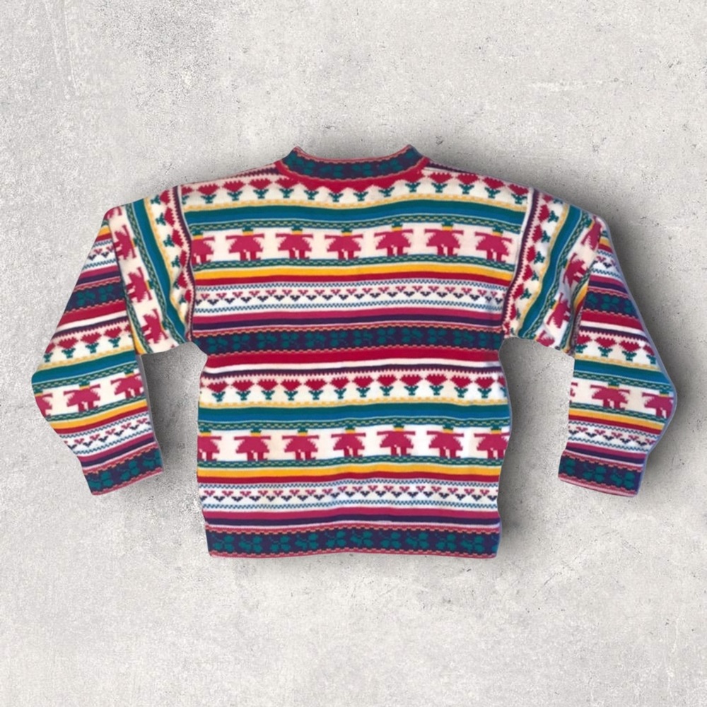 Vintage Colorful Knitworks Sweater Size: Small